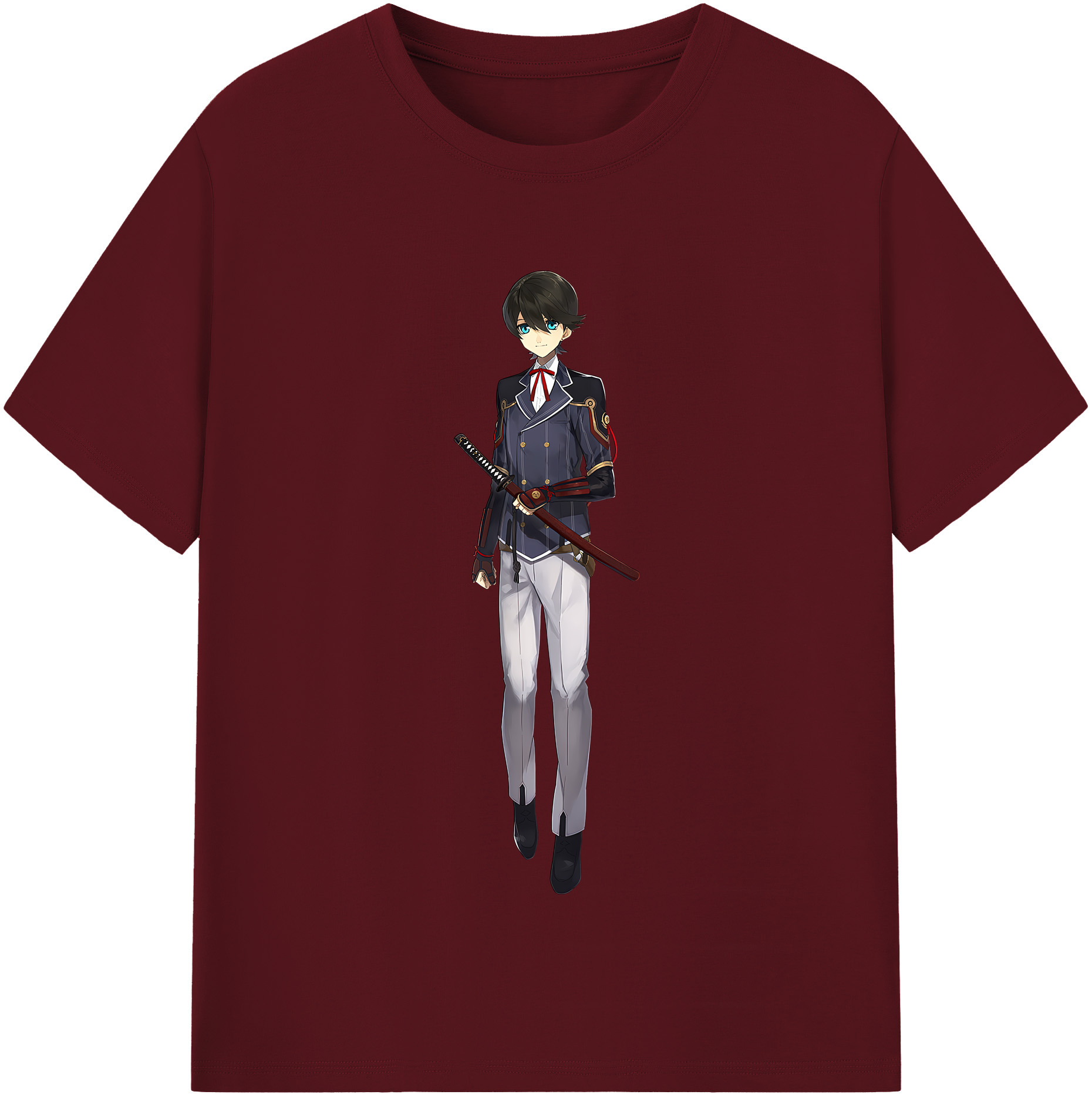 （画像用） 刀剣乱舞 Touken Ranbu 綿100％半袖Tシャツ（フロントプリント）